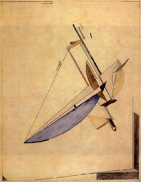 El Lissitzky Composition  aa France oil painting art